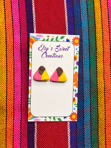 Mexican cookies stud earrings