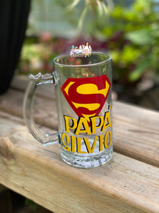 Super hero beer mug